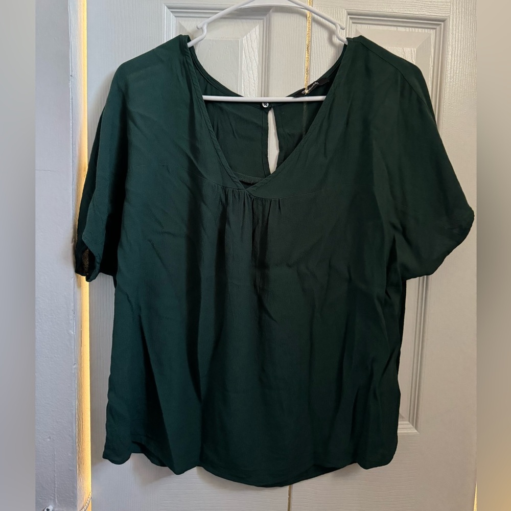 Madewell emerald top